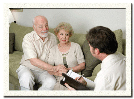 couple receiving probate consultation from Texas Probate Solutions